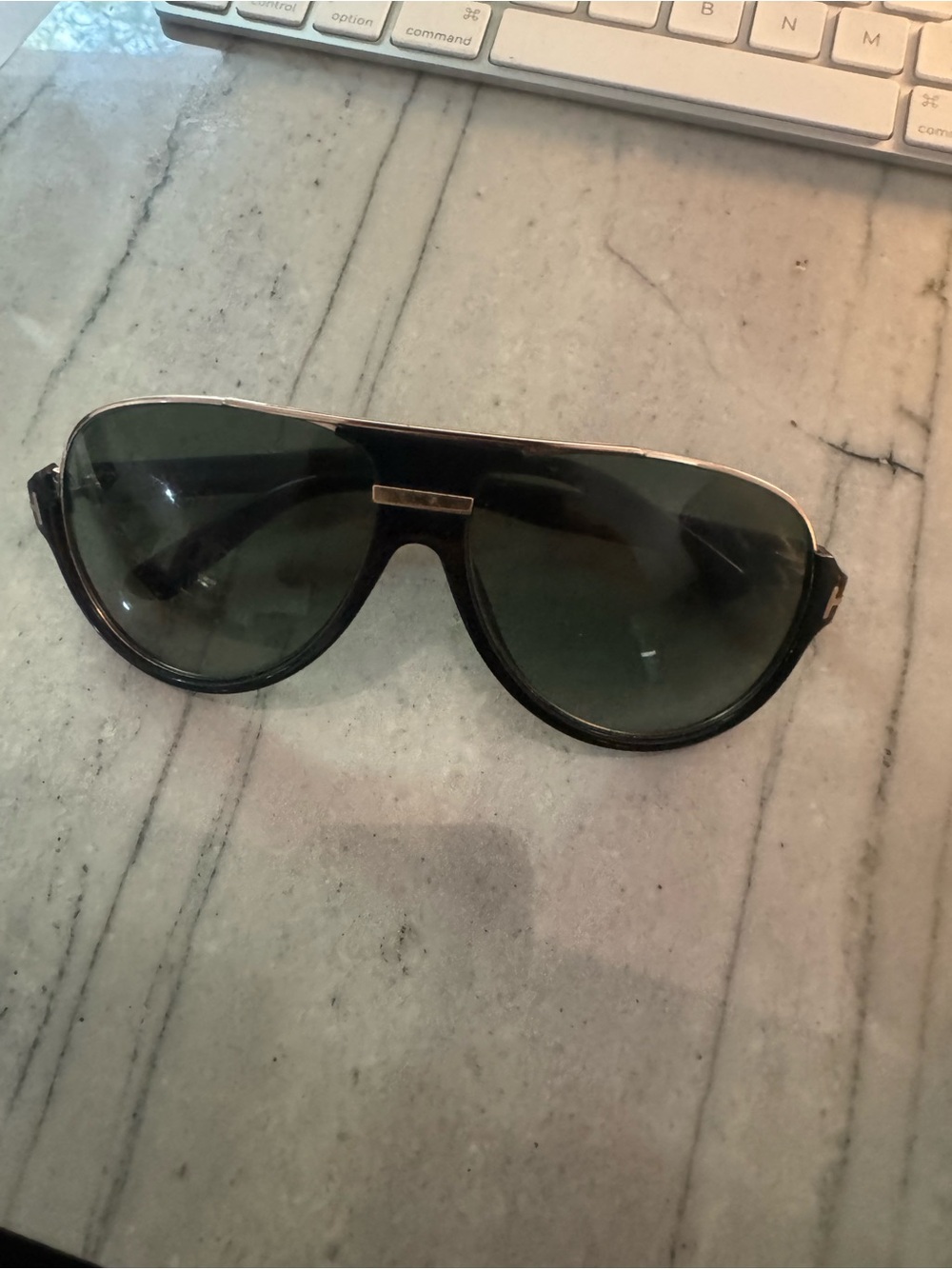 Tom Ford Black Aviator Sunglasses